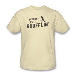 Shufflin - Mens T-Shirt In Cream