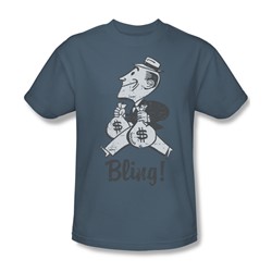 Bling - Mens T-Shirt In Slate