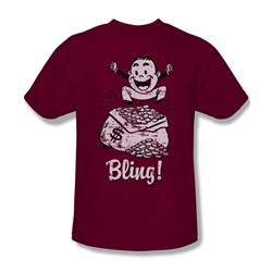 Bling 2 - Mens T-Shirt In Cardinal