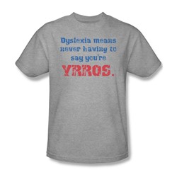 Dyslexia - Mens T-Shirt In Heather