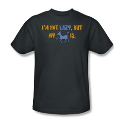 I'M Not Lazy - Mens T-Shirt In Charcoal