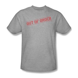 Out Of Order - Mens T-Shirt In Heather