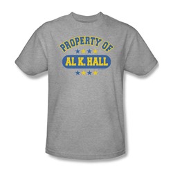 Funny Tees - Mens Property Of Al K. Hall T-Shirt