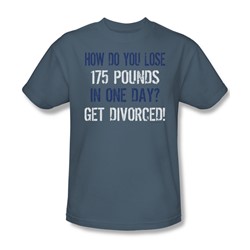 Lose 175 Pounds - Mens T-Shirt In Slate