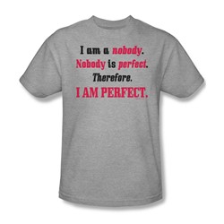 I Am Perfect - Mens T-Shirt In Heather