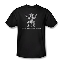 Plays Well With Others - Mens T-Shirt In Black