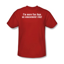 Amusement Ride - Mens T-Shirt In Red