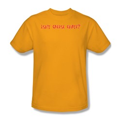 Isn'T Cheese Grate? - Mens T-Shirt In Gold