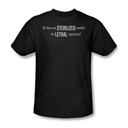 Sterilized Needles - Mens T-Shirt In Black