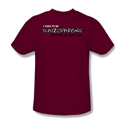 Schizophrenic - Mens T-Shirt In Cardinal