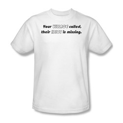 Your Village Called - Mens T-Shirt In White