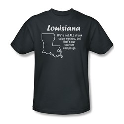 Funny Tees - Mens Louisiana T-Shirt