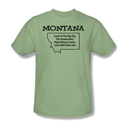 Montana - Mens T-Shirt In Soft Green