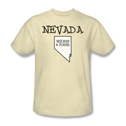 Funny Tees - Mens Nevada T-Shirt