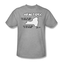 New York - Mens T-Shirt In Heather