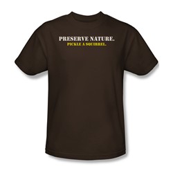 Preserve Nature - Mens T-Shirt In Coffee