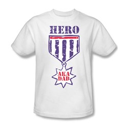 Funny Tees - Mens Hero Aka Dad T-Shirt