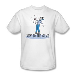 New To The Game - Mens T-Shirt In White