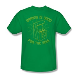 Gaming For The Soul - Mens T-Shirt In Kelly Green