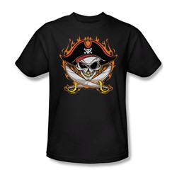 Pirate Skull - Mens T-Shirt In Black