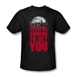 They'Re Coming To Get You - Mens T-Shirt In Black