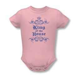 King Of The House - Onesie In Pink