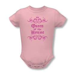 Queen Of The House - Onesie In Pink