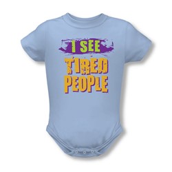 I See Tired People - Onesie In Light Blue