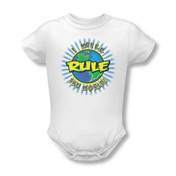 Funny Tees - Infant Rule The World Onesie