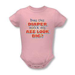 Big Ass Diaper - Onesie In Pink