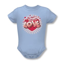 Filled With Love - Onesie In Light Blue
