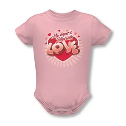Filled With Love - Onesie In Pink