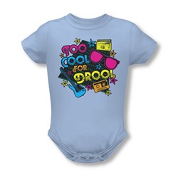 Too Cool For Drool - Onesie In Light Blue