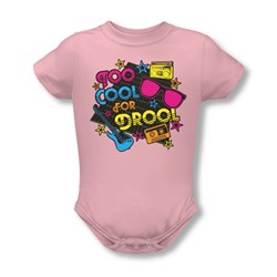 Too Cool For Drool - Onesie In Pink