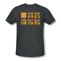 Funny Tees - Mens Five Ways To Kill A Zombie Fitted T-Shirt