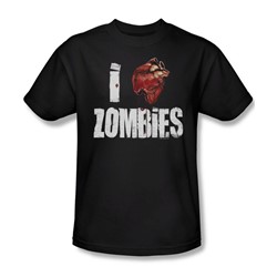 I Bloody Heart Zobmies - Mens T-Shirt In Black