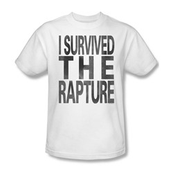 I Survived The Rapture - Mens T-Shirt In White