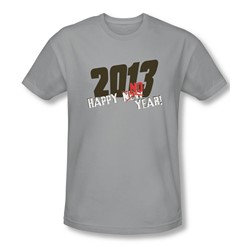 Funny Tees - Mens No Year Fitted T-Shirt