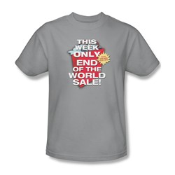 End Of The World Sale - Mens T-Shirt In Silver