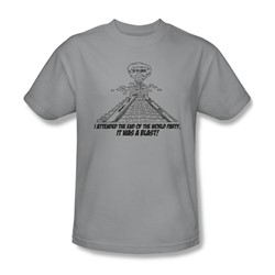 End Of The World Party - Mens T-Shirt In Silver
