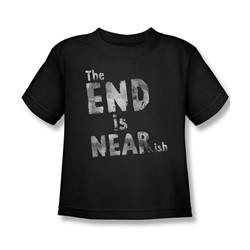 The End Is Near Ish - Little Boys T-Shirt In Black