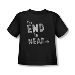 The End Is Near Ish - Toddler T-Shirt In Black