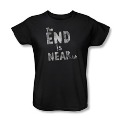The End Is Near Ish - Womens T-Shirt In Black