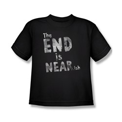 The End Is Near Ish - Big Boys T-Shirt In Black