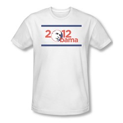 Obama 2012 - Mens Slim Fit T-Shirt In White