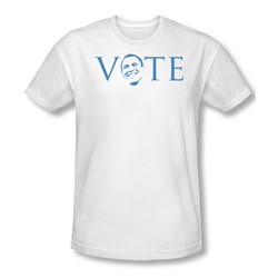 Vote 2012 - Mens Slim Fit T-Shirt In White