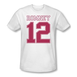 Funny Tees - Mens Romney 12 Fitted T-Shirt