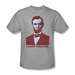 Funny Tees - Mens Abe Theatre T-Shirt