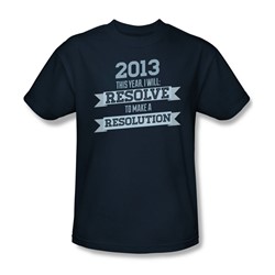 Resolve - Mens T-Shirt In Navy