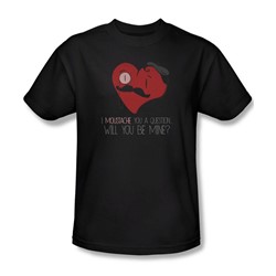 Popping The Question - Mens T-Shirt In Black